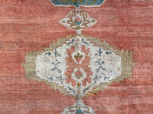 ANTIQUE ANGORA USHAK CARPET - ADDITIONAL PHOTO 6
