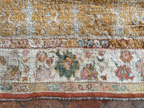 ANTIQUE ANGORA USHAK CARPET - ADDITIONAL PHOTO 12