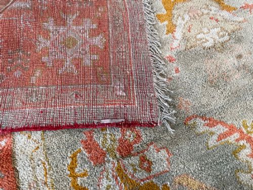ANTIQUE USHAK CARPET - ADDITIONAL PHOTO 2