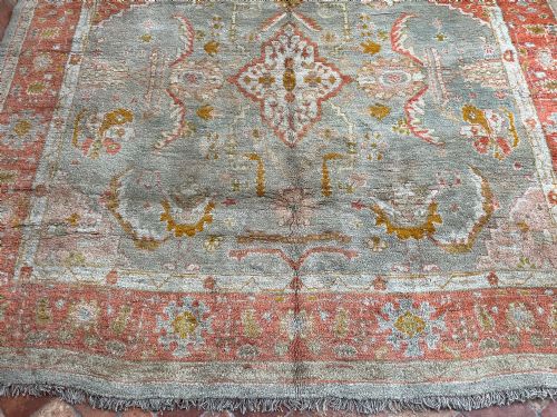 ANTIQUE USHAK CARPET - ADDITIONAL PHOTO 12