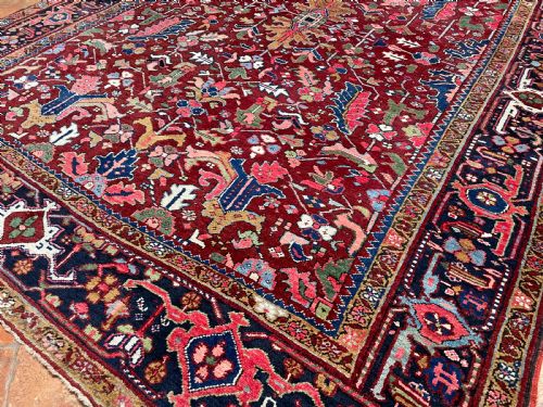 ANTIQUE HERIZ CARPET - ADDITIONAL PHOTO 3