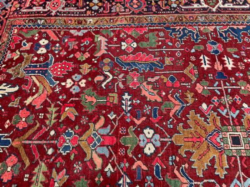 ANTIQUE HERIZ CARPET - ADDITIONAL PHOTO 8