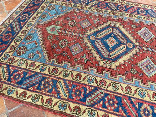 ANTIQUE HERIZ RUG - ADDITIONAL PHOTO 2