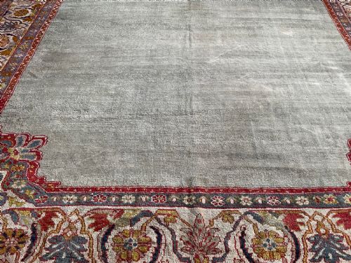 RARE ANTIQUE ZIEGLER CARPET - ADDITIONAL PHOTO 5