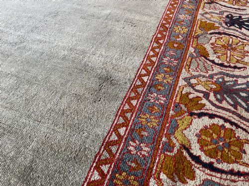 RARE ANTIQUE ZIEGLER CARPET - ADDITIONAL PHOTO 6