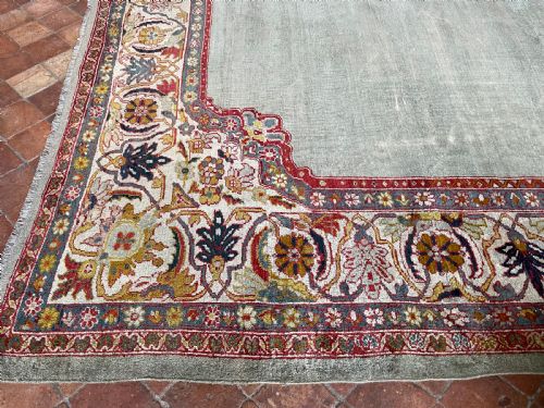 RARE ANTIQUE ZIEGLER CARPET - ADDITIONAL PHOTO 10