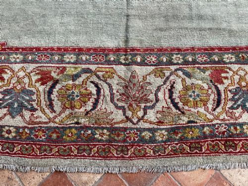 RARE ANTIQUE ZIEGLER CARPET - ADDITIONAL PHOTO 11