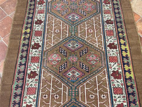 RARE ANTIQUE SARAB RUNNER - ADDITIONAL PHOTO 5