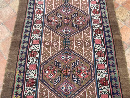 RARE ANTIQUE SARAB RUNNER - ADDITIONAL PHOTO 10