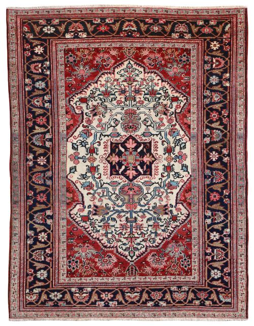 antique serapi rug - CATEGORY: ANTIQUE RUGS - DATED 1900