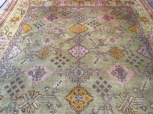 RARE ANTIQUE USHAK CARPET - ADDITIONAL PHOTO 7