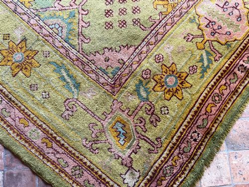 RARE ANTIQUE USHAK CARPET - ADDITIONAL PHOTO 8