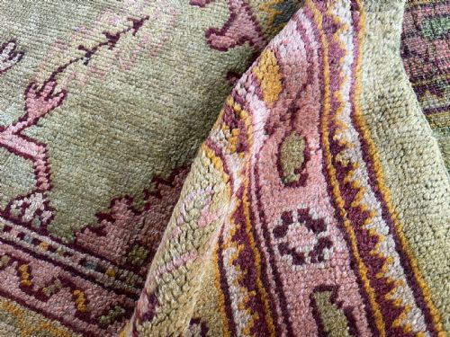 RARE ANTIQUE USHAK CARPET - ADDITIONAL PHOTO 10