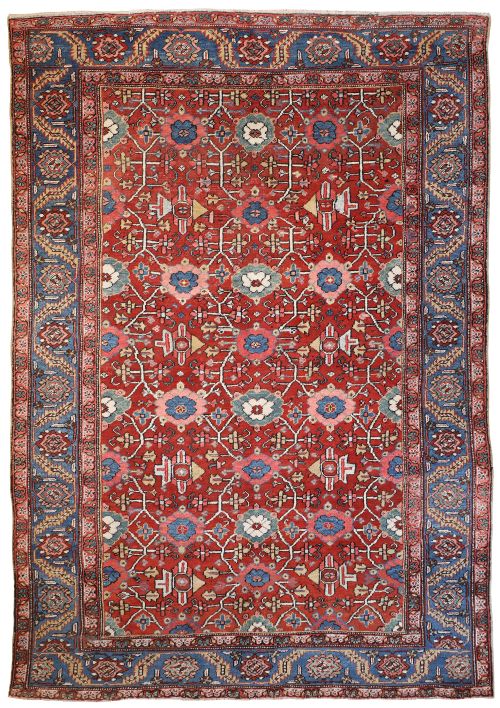 antique heriz carpet - CATEGORY: ANTIQUE RUGS - DATED 1890