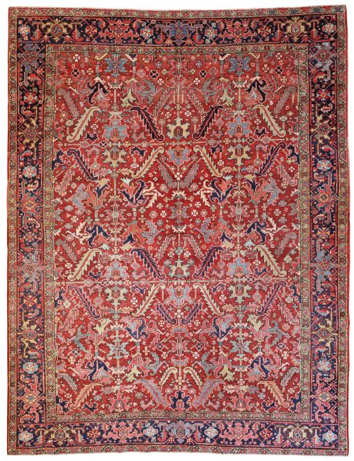 antique heriz carpet - CATEGORY: ANTIQUE RUGS - DATED 1890
