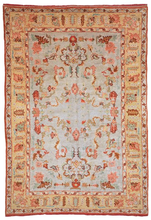 antique ushak carpet - CATEGORY: ANTIQUE RUGS - DATED 1890