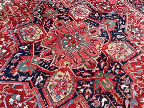 ANTIQUE HERIZ CARPET - ADDITIONAL PHOTO 2