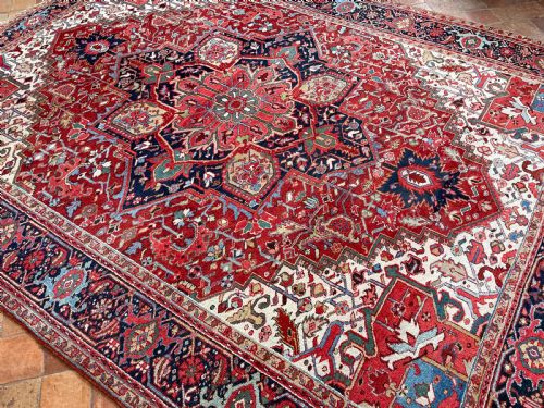 ANTIQUE HERIZ CARPET - ADDITIONAL PHOTO 3