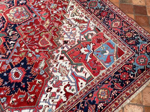 ANTIQUE HERIZ CARPET - ADDITIONAL PHOTO 14