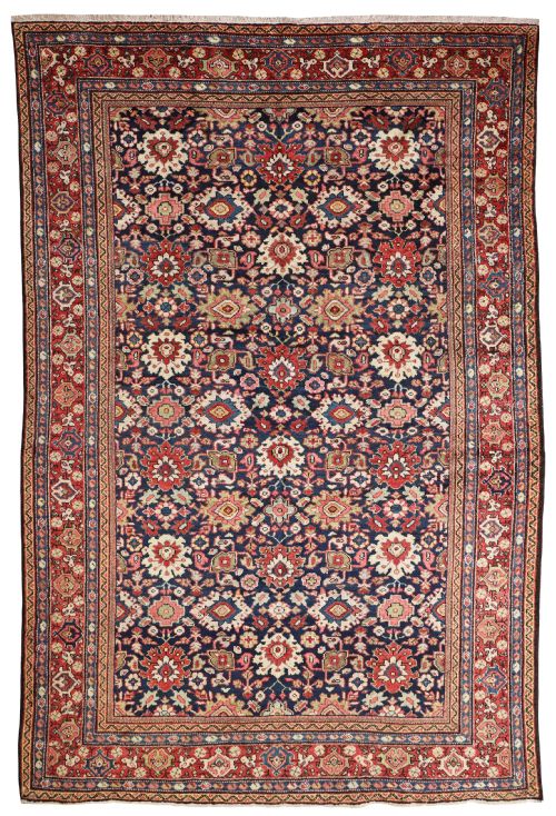 antique mahal carpet - CATEGORY: ANTIQUE RUGS - DATED 1900