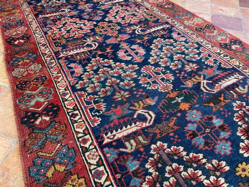 RARE ANTIQUE BAKTIARI RUNNER - ADDITIONAL PHOTO 5