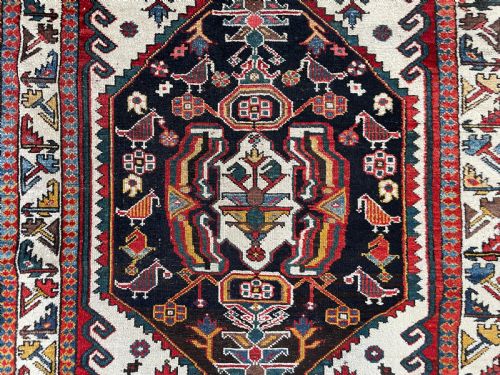 ANTIQUE BAKTIARI RUNNER - ADDITIONAL PHOTO 8
