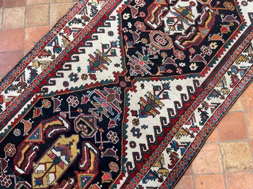 ANTIQUE BAKTIARI RUNNER - ADDITIONAL PHOTO 10