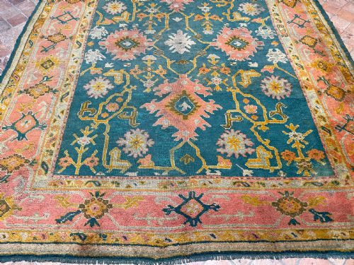 ANTIQUE USHAK CARPET - ADDITIONAL PHOTO 5