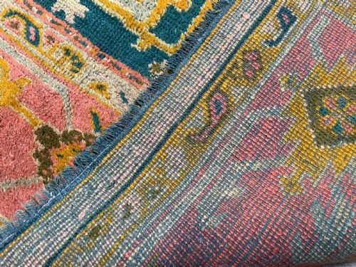 ANTIQUE USHAK CARPET - ADDITIONAL PHOTO 7