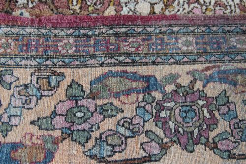 ANTIQUE ISFAHAN RUG - ADDITIONAL PHOTO 1