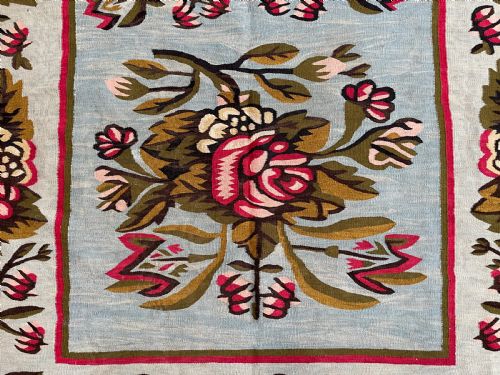 ANTIQUE BESSARABIAN KILIM - ADDITIONAL PHOTO 1