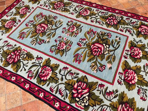 ANTIQUE BESSARABIAN KILIM - ADDITIONAL PHOTO 4
