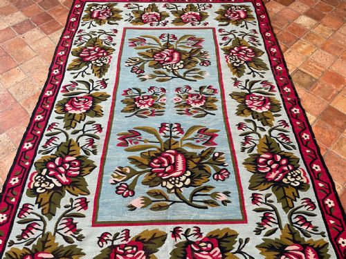 ANTIQUE BESSARABIAN KILIM - ADDITIONAL PHOTO 5