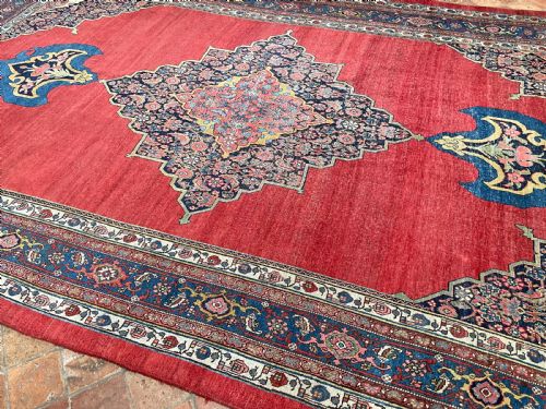 ANTIQUE BIDJAR CARPET - ADDITIONAL PHOTO 3