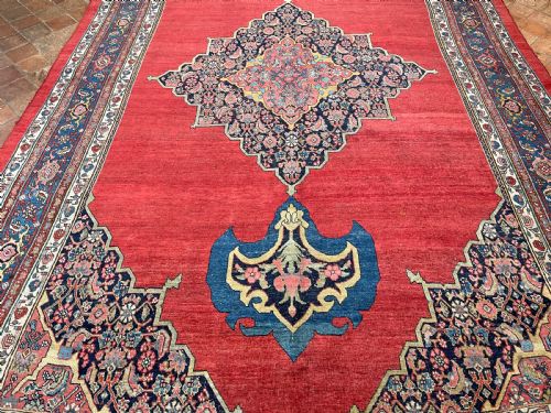 ANTIQUE BIDJAR CARPET - ADDITIONAL PHOTO 6