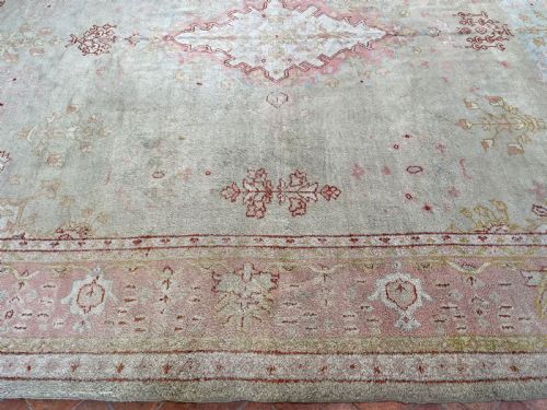 fig 3. Antique Ushak carpet