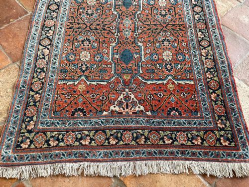 RARE ANTIQUE TABRIZ RUNNER - ADDITIONAL PHOTO 8