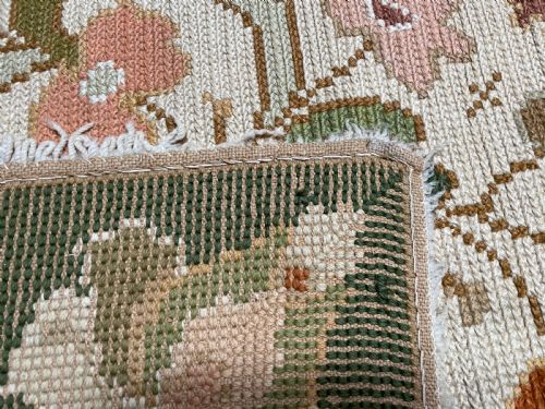 ANTIQUE PORTUGUESE NEEDLEPOINT ARRAIOLOS SOUTHERN PORTUGAL - ADDITIONAL PHOTO 1