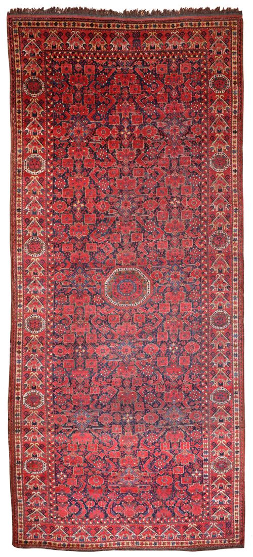 antique beshir kelleh - CATEGORY: ANTIQUE RUGS - DATED 1880