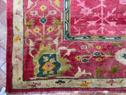 ANTIQUE USHAK CARPET - ADDITIONAL PHOTO 8