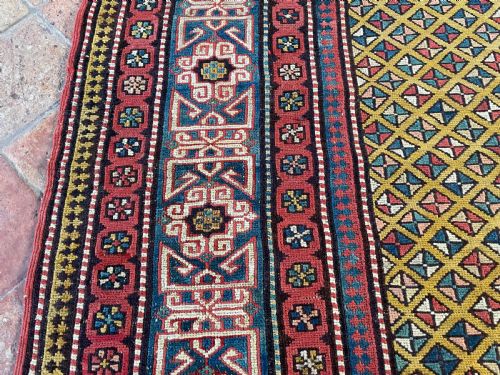 ANTIQUE KUBA SOUMAC - ADDITIONAL PHOTO 6