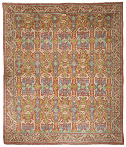 antique cuenca spanish carpet - CATEGORY: ANTIQUE RUGS - DATED 1920