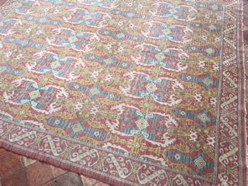 ANTIQUE CUENCA SPANISH CARPET - ADDITIONAL PHOTO 1