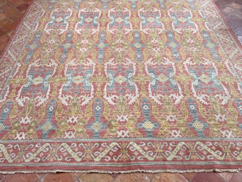 ANTIQUE CUENCA SPANISH CARPET - ADDITIONAL PHOTO 5