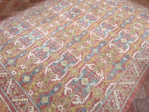 ANTIQUE CUENCA SPANISH CARPET - ADDITIONAL PHOTO 7