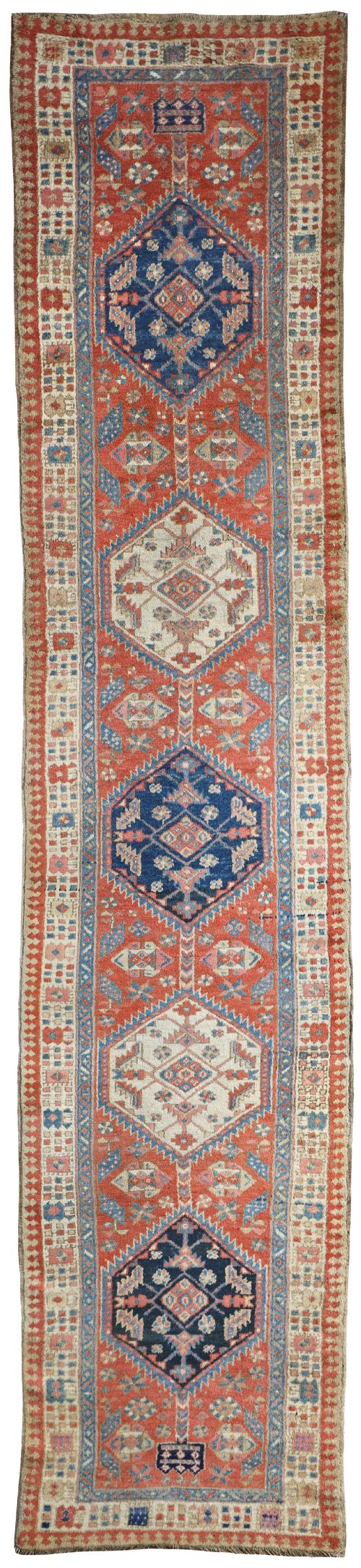 antique heriz runner - CATEGORY: ANTIQUE RUGS - DATED 1910