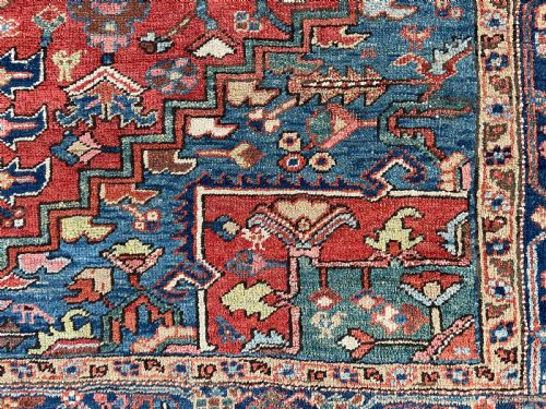 ANTIQUE HERIZ CARPET - ADDITIONAL PHOTO 2
