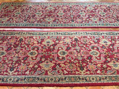 PAIR OF ANTIQUE DONEGAL RUNNERS - ADDITIONAL PHOTO 1