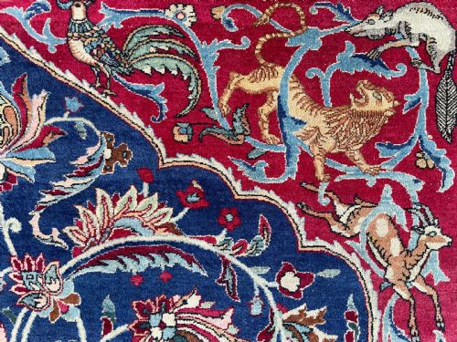 ANTIQUE TEHRAN CARPET - ADDITIONAL PHOTO 1