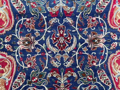 ANTIQUE TEHRAN CARPET - ADDITIONAL PHOTO 2